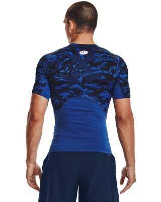 NEW Men's Under Armour Deep Blue Camo HeatGear Shorts Medium, X-Large